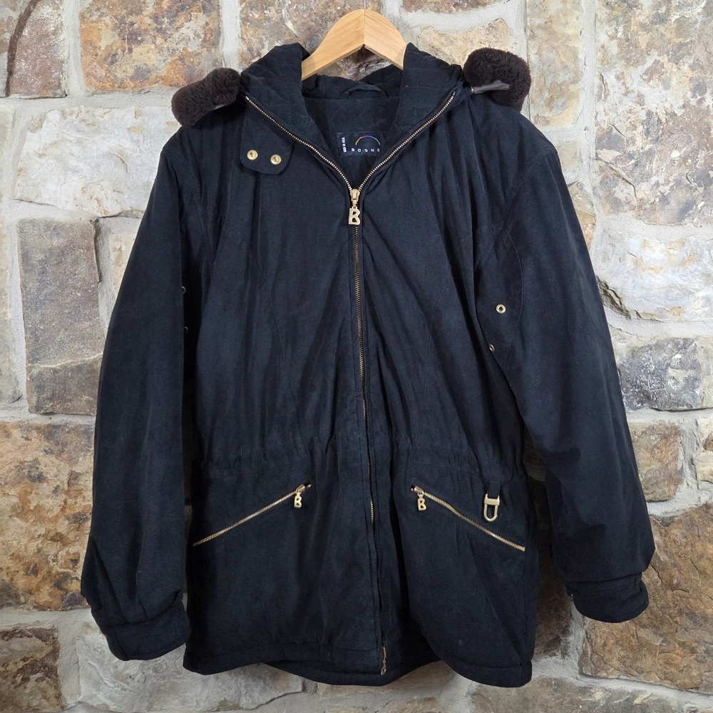 Bogner Vintage Ultrasuede Snowboard Ski Jacket Coat